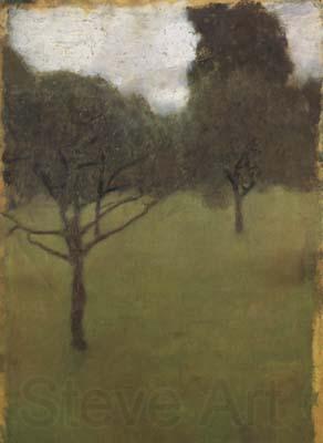 Gustav Klimt Orchard (mk20) Norge oil painting art
